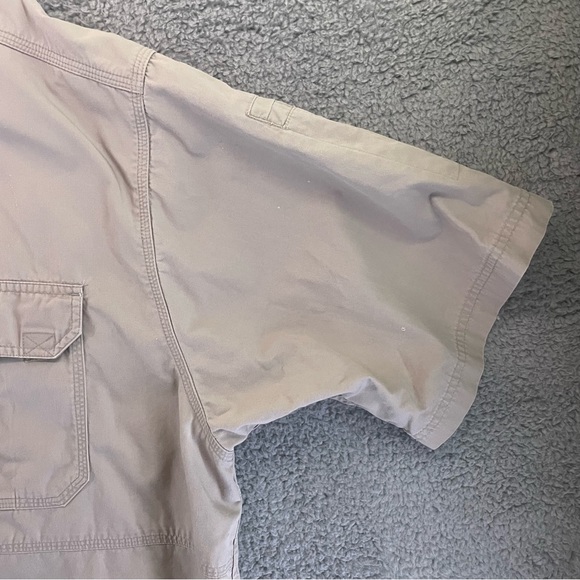 5.11 Tactical Men’s XXL Series Style 71152 Khaki Short Sleeve Button Up - Picture 6 of 14